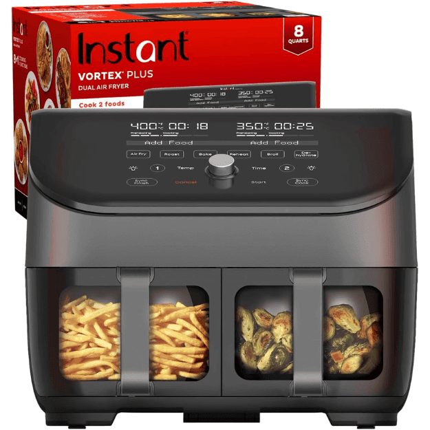 Instant Pot Vortex Plus XL 8QT ClearCook Air Fryer
