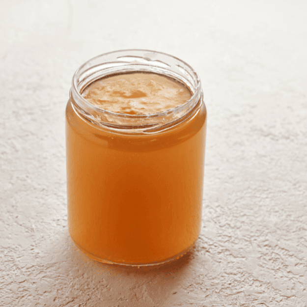 A jar of bone broth