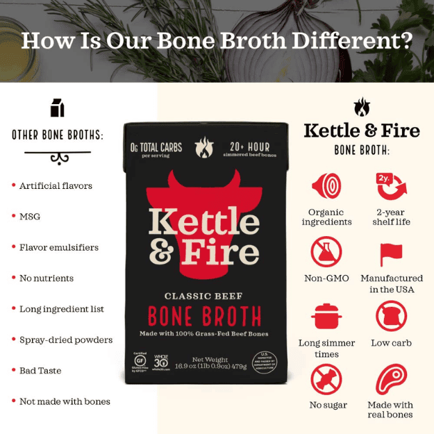 Kettle & Fire Beef Bone Broth