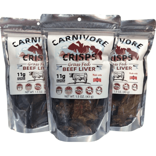 Carnivore Crisps Beef Liver Crisps