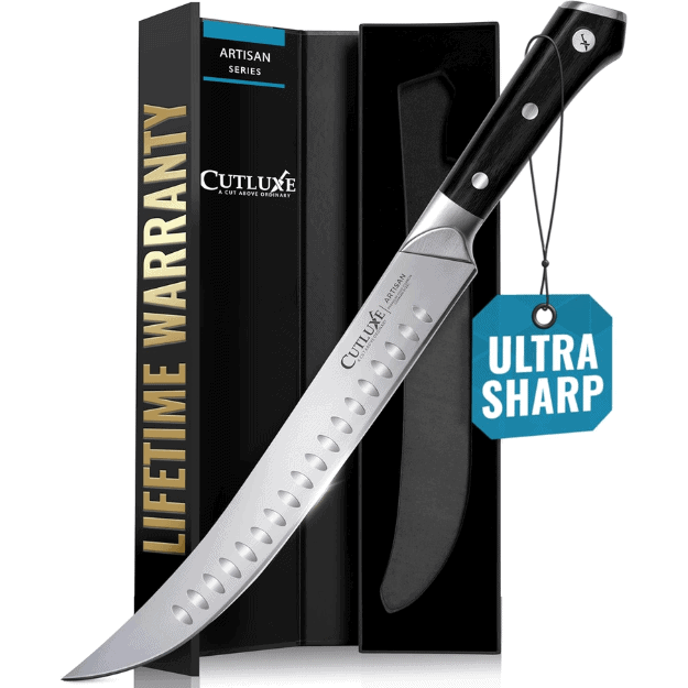 Cutluxe 10″ Cimitar Breaking Knife