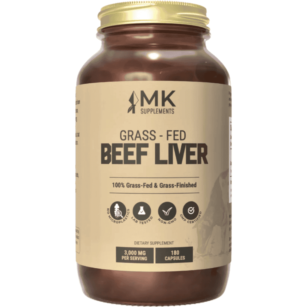 MK Supplements Grass-Fed Beef Liver