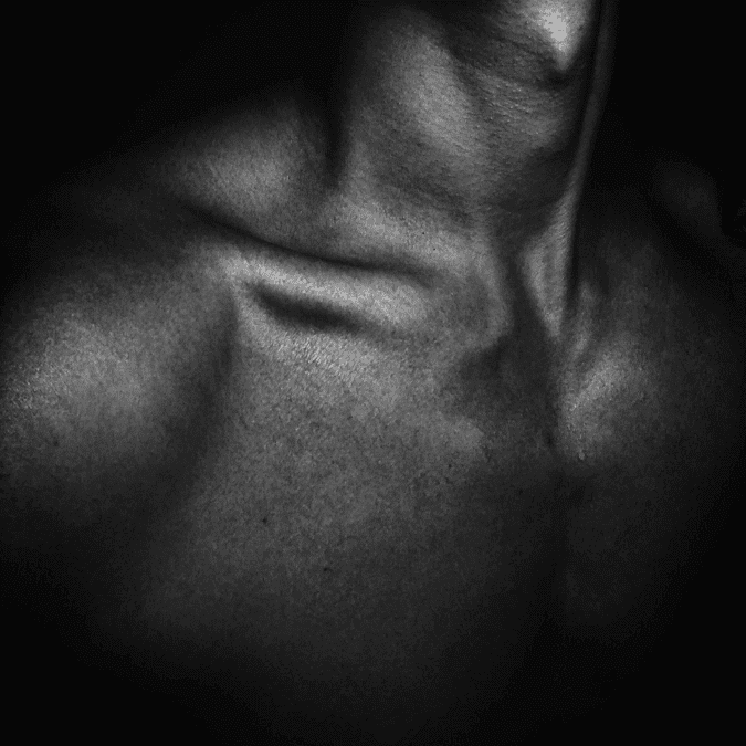 Close up of healthy looking man's skin depicting Skin Health & Healing from taking colostrum