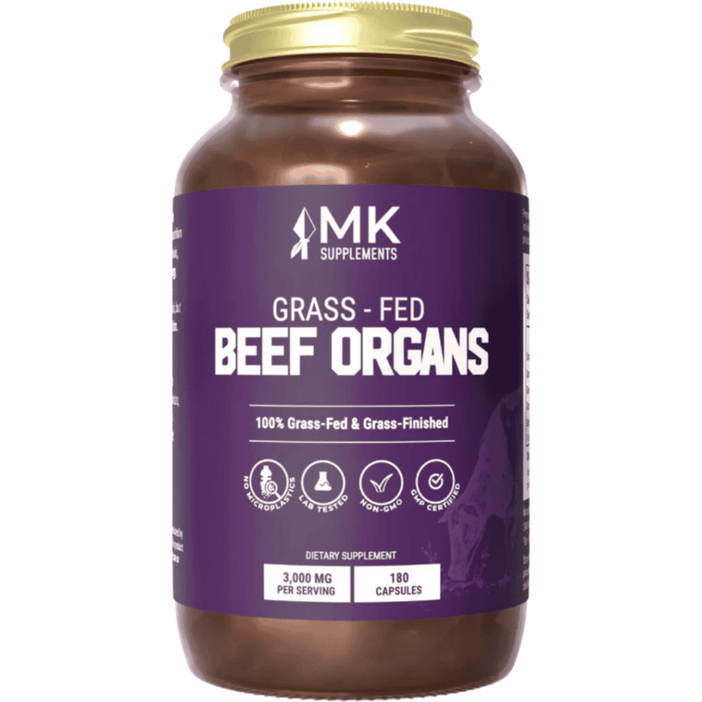 MK Supplements Grass-Fed Beef Organs