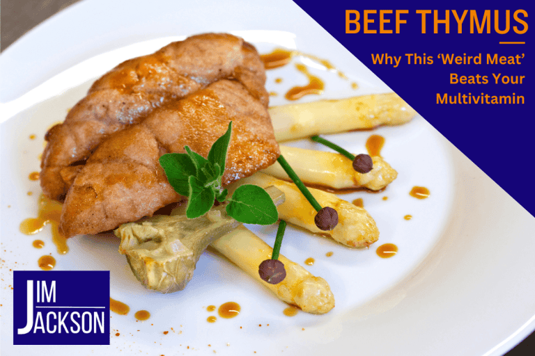 Some cooked beef thymus