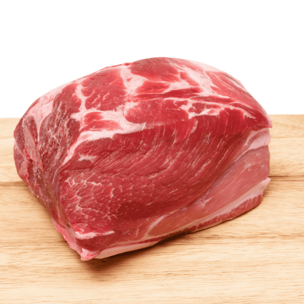 A joint of pork shoulder