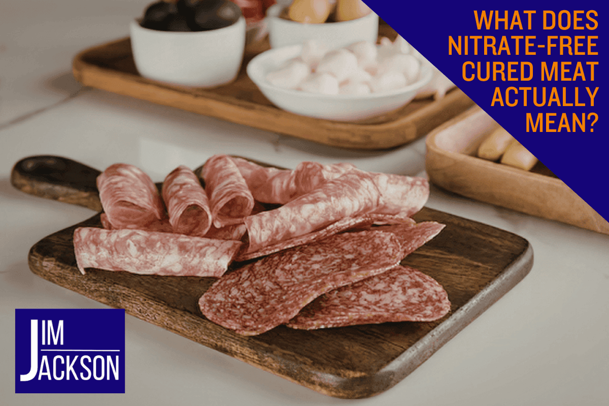 A Board of cured meat depicting whether nitrate-free cured meat is healthy or not