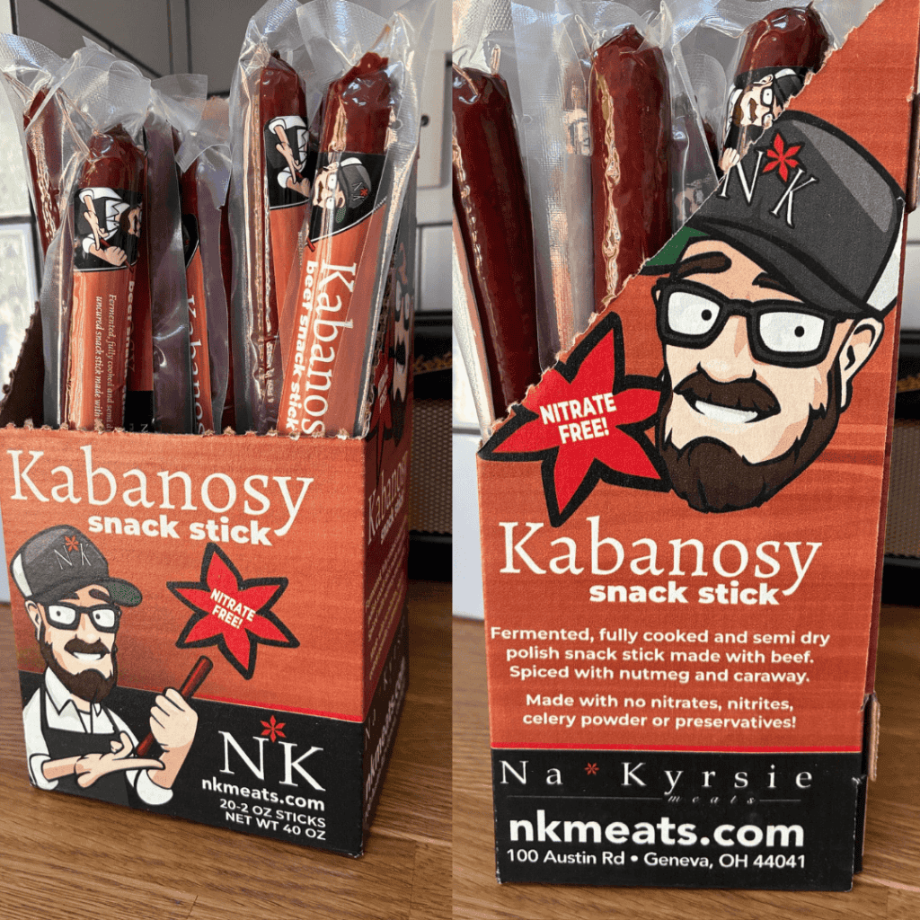 Kabanosy beef snack sticks